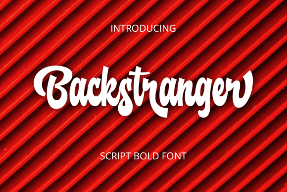Backstranger: Your Go-To Handwritten Script Font