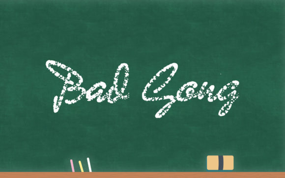 Bad Gong: A Script Font That Breaks the Mold