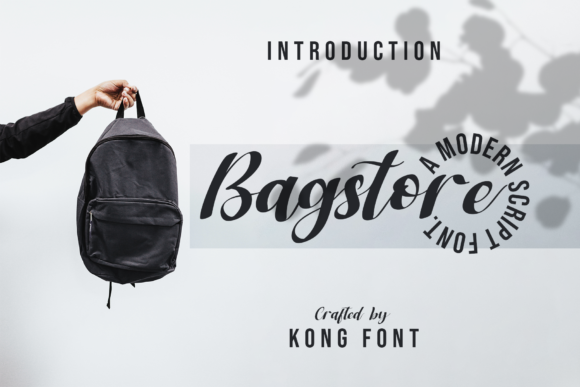 Bagstore: A Modern Handwritten Script Font for Creative Projects