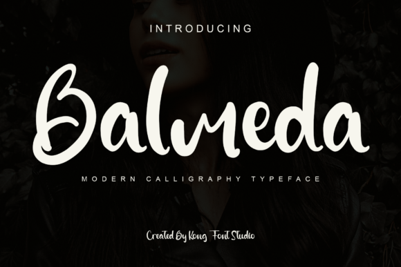 Balmeda: A Handwritten Script Font for Modern Branding