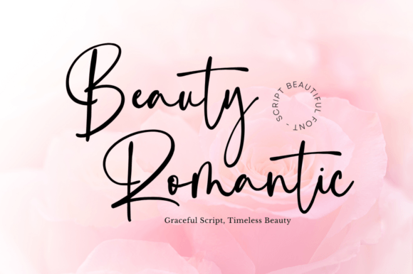 Beauty Romantic: A Script Font for Heartfelt Design