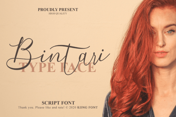 Bintari: A Handwritten Script for Modern Makers