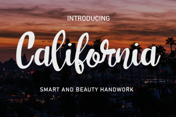 California: A Script Font for Elegant, Modern Design