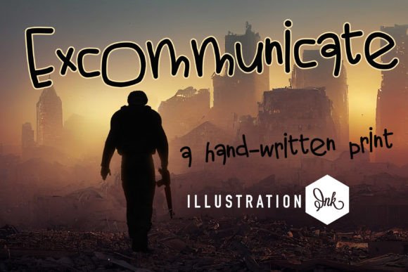 Excommunicate: The Script Font with a Rebellious Spirit