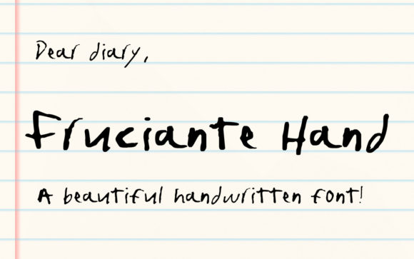 Fruciante Hand: The Flowing Script for Authentic Design