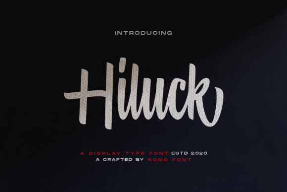 Hiluck: The Modern Script for Creative Brands