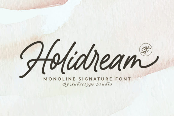 Holidream: A Vintage Script for Modern Branding