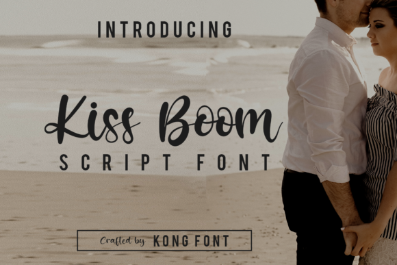 Kiss Boom: The Handwritten Script That Brings Personality to Your Projects