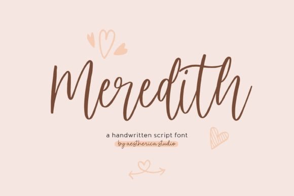 Meredith: A Handwritten Font That Feels Truly Personal