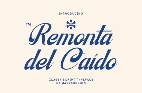Remonta Del Caido Font: A Typeface of Resilience and Grace