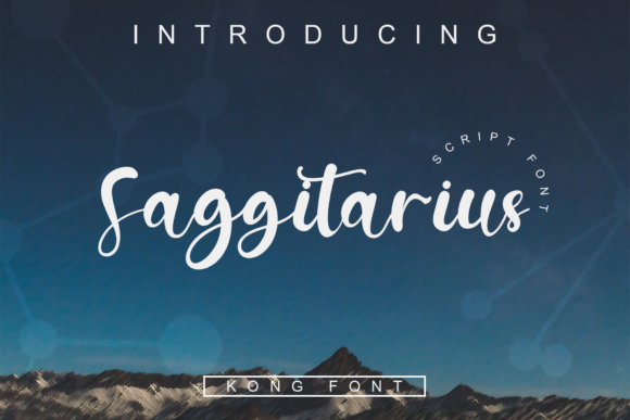 Saggitarius: The Modern Script Font for Creative Brands