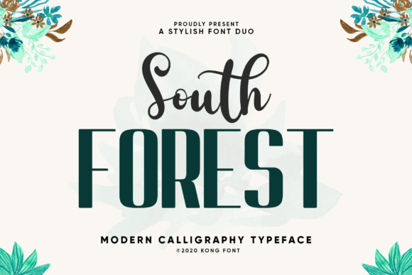 South Forest: A Playful Script for Modern Design