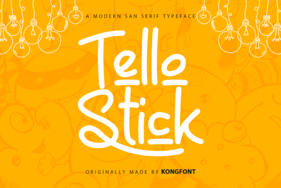 Tello Stick: A Handwritten Font with Real Personality